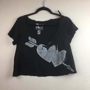 Rebel yell crop top